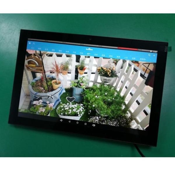 Android POE Wall Flush Mounting Tablet Supports app developed 3 Color LED For Meeting Room