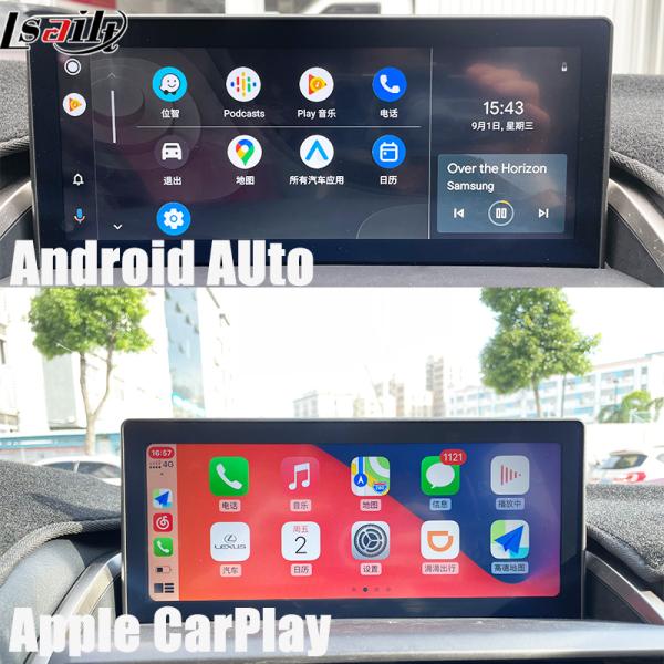 Lexus Android Screen with Wireless CarPlay & Android Auto 10.25 Inches Touchscreen for Lexus NX200T NX300H 2018-2022 SIM Card & 360 Cameras IPS Display