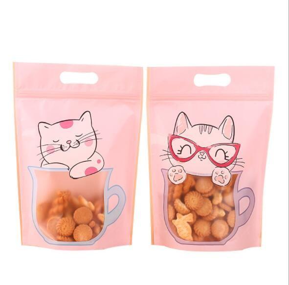 Cookies Nougat Candy Stand Up Ziplock Bags 15.5x23cm matt lamination