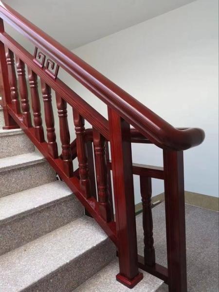Wooden Grain Handrails T8 Extrusion Aluminum Profiles