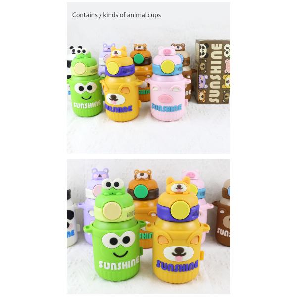 чашка Thermos нержавеющей стали 550ml с крышкой силикона качества еды