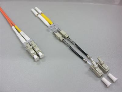 125 densidades altas multimodos do painel de OM3 conjuntos de fibra óptica dos conectores das mini LC