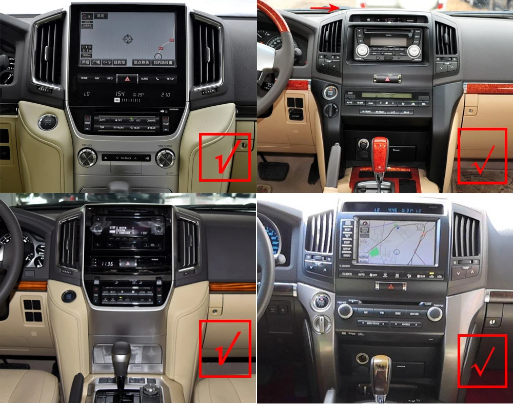 Антиблеры Авто аудио головные уборы для Toyota Land Cruiser LC200 2016 -2020