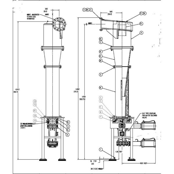 Forging High Density Cleaner Lck 20 Ceramic Lining Made 2Cr13