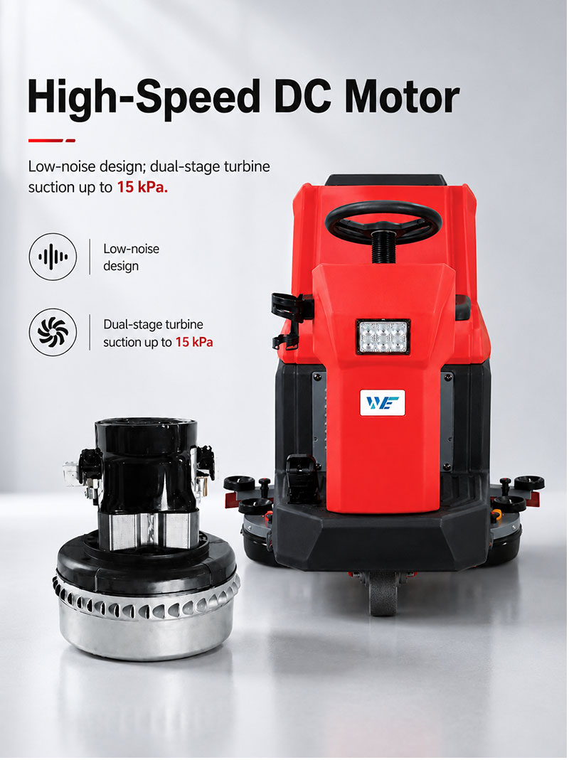 2026 New Product Newest Electric Floor Scrubber Machine Commercial Ride on Cleaner