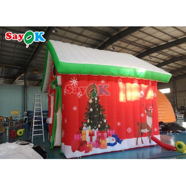 Oxford Cloth Giant Inflatable Christmas House Outdoor Camping Tent House
