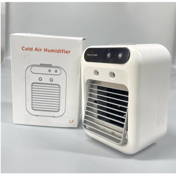 Desktop Mini Air Condition Fan with Water Cooling and Night Light Net Weight 700g