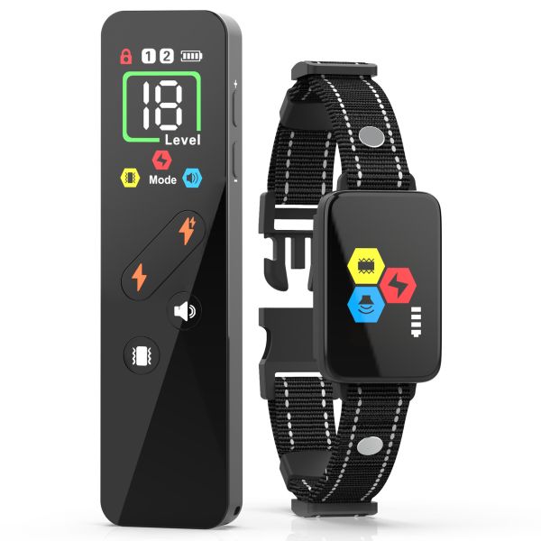 Waterproof Dog Training Collar Featuring Remote Control Operation and Multiple Training Modes for Versatile Dog Obedience
