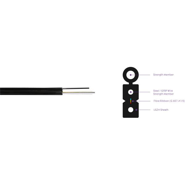 Optical Fiber Cable GJYXFDCH / GJYXDCH Single Mode FTTH FTTB FTTX