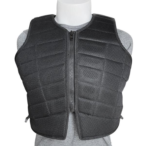 Certified Block Foam Padded Black Vest for Outdoor Horse-Riding/Equestrian 20kgs