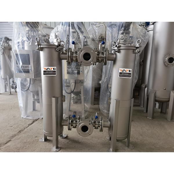 Нержавеющая сталь корпуса фильтра корзины водоочистки 304 подгоняла 2 рукавных фильтра