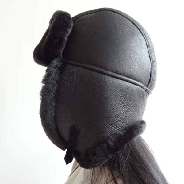 Russian Winter Fur Adult Earflaps Lamb Fur Leather 5 Panel Trooper Hat Australian Shearling Sheepskin Men Women Ushanka