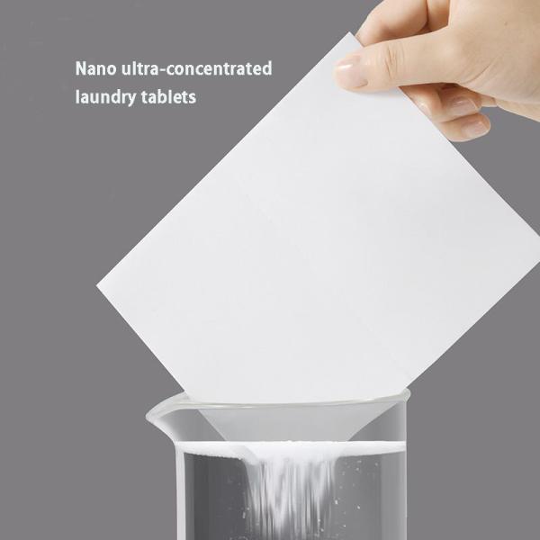 Bio Washing Machine Detergent Sheets White Laundry Sheets Eco Friendly