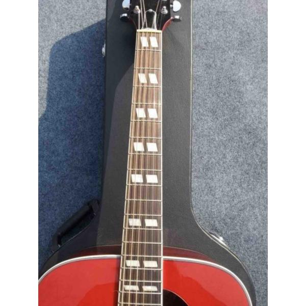 2018 Orange Sunburst Dovo acoustic guitar