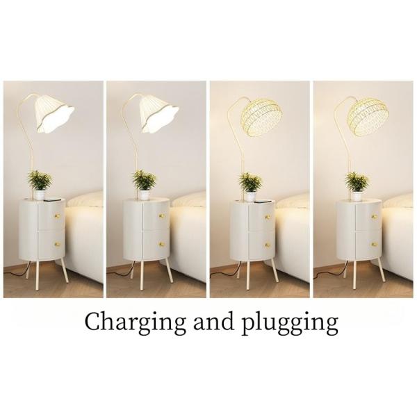 Современная простая включая в набор отложенных изменений лампа ящика прикроватного столика лампы пола для софы комнаты прожития спальни