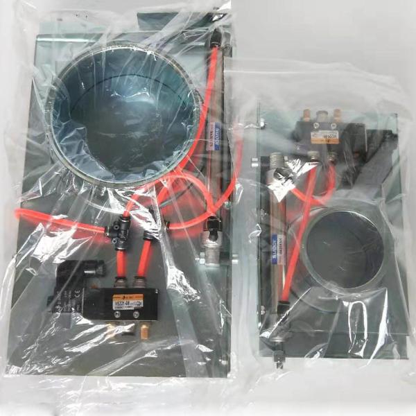O zinco chapeou o amortecedor pneumático 100mm do canal de ar do aço carbono