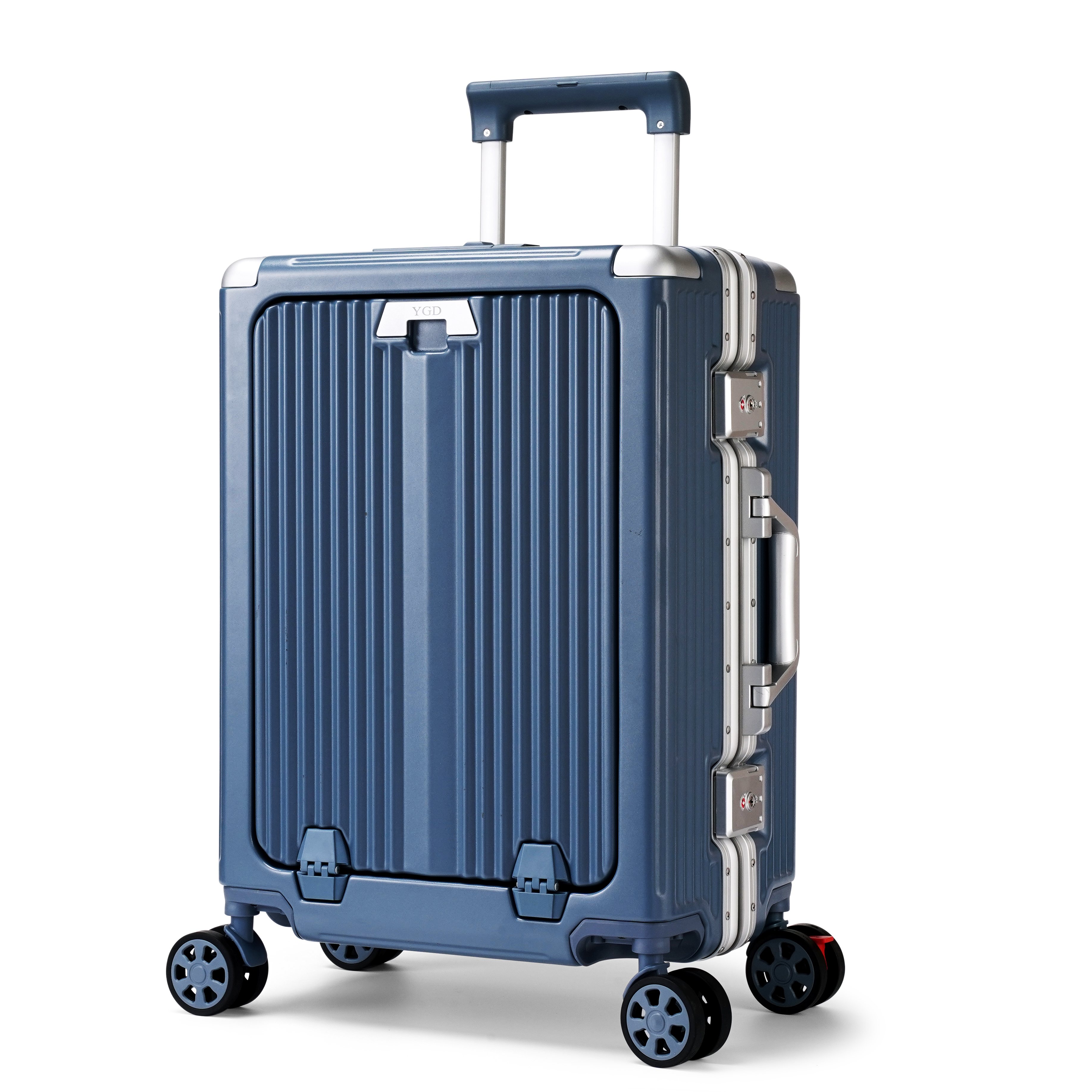Silent Wheel Business Travel Luggage Pc Carry On 4 Wheel Cabin Suitcase 20 Inch
