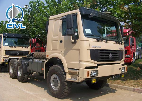 new SINOTRUK HOWO 6X6 All wheel - drive tractor truck prime mover truck used with semi trailer