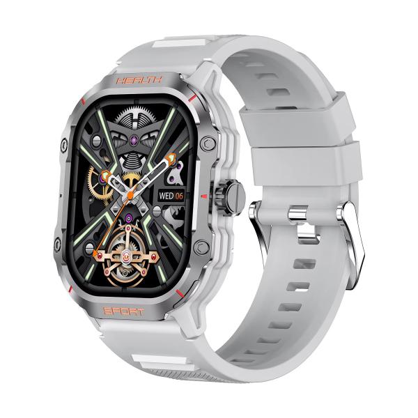 2.1 pouce Amoled Smart Watch HK24 Hommes Sports AI Assistant vocal Surveillance de la santé pour les hommes