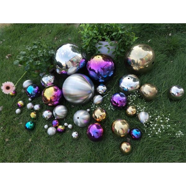 Decorative Mirror Finish Sculpture Ball Steel Hollow Ball Sphere