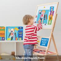 Puzzle éducatif Toy Magnetic Human Body Cognitive de Panda Juniors PJ008 pour l'enfant