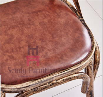 Древесина любит стулья ресторана металла кс задние стильные с местами кожи Брауна