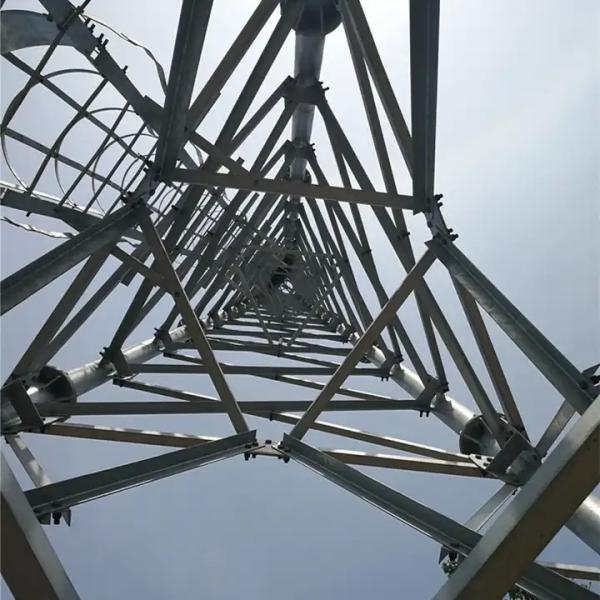 Customized Design 3 Legged Steel Lattice 5G Wifi Telecommunication Tubular Antenna Tower