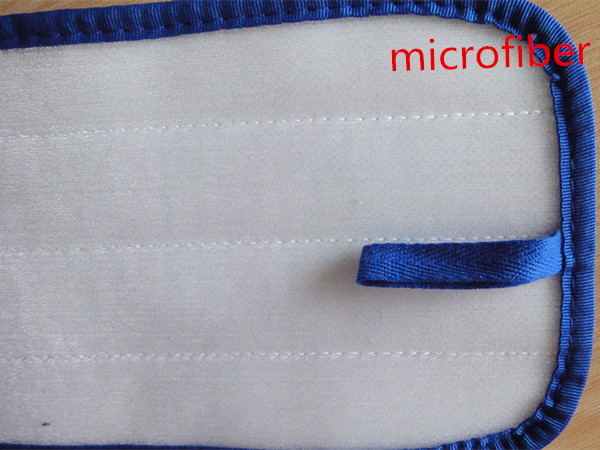 13*51cm Blue wave stripe twisted microfiber floor dust mop pad , dust mop heads