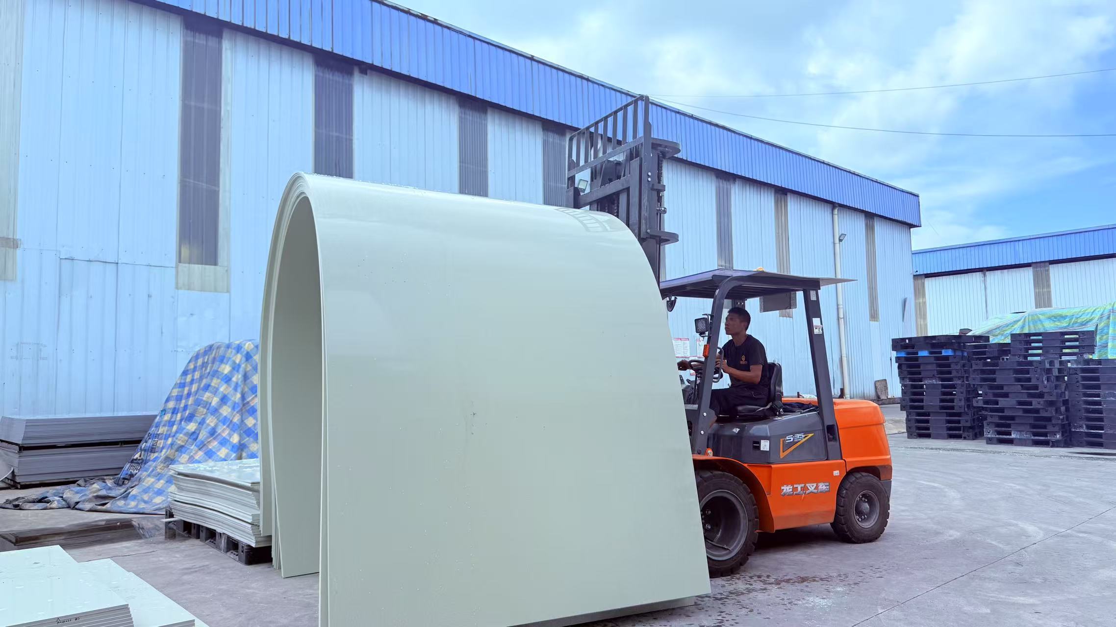 Polypropylene White Plastic Panels Polymer Sheets Lightweight In Bulk