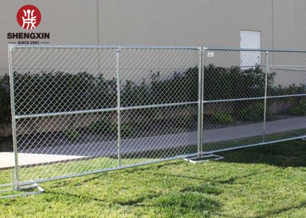 Removable 50x50mm Chain Link Temporary Fence Road Traffic Safety