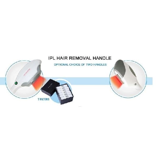 2 Handle Laser Hair Removal Beauty Machine Dynamic Pulst Light Dpl