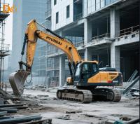 Construction robuste Excavatrice utilisée HYUNDAI 220LC-9S ancienne machine hydraulique de l'excavatrice