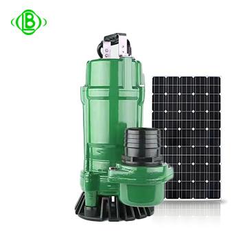 Pompe submersible solaire portable de 26 mètres à haut débit avec surveillance à distance