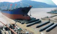 D15 L12m 8layers Marine Rubber Airbags For Ship Launching Marine Lifting