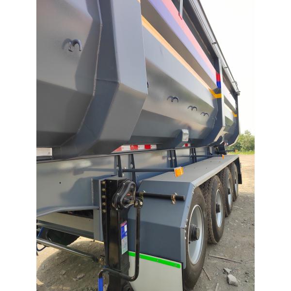 Custom Color Self-Unloading Grain Transport Trailer 8000-9000mm Wheel Base and More