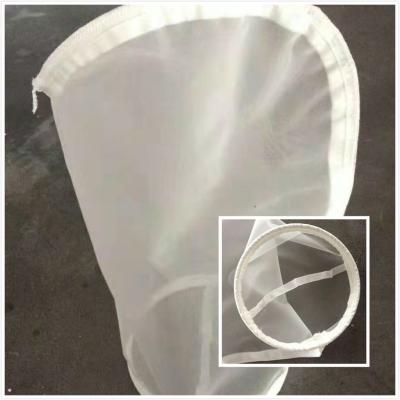 Malha de nylon limpeza fácil superior aberta da filtragem líquida do saco de filtro de 0,5 mícrons