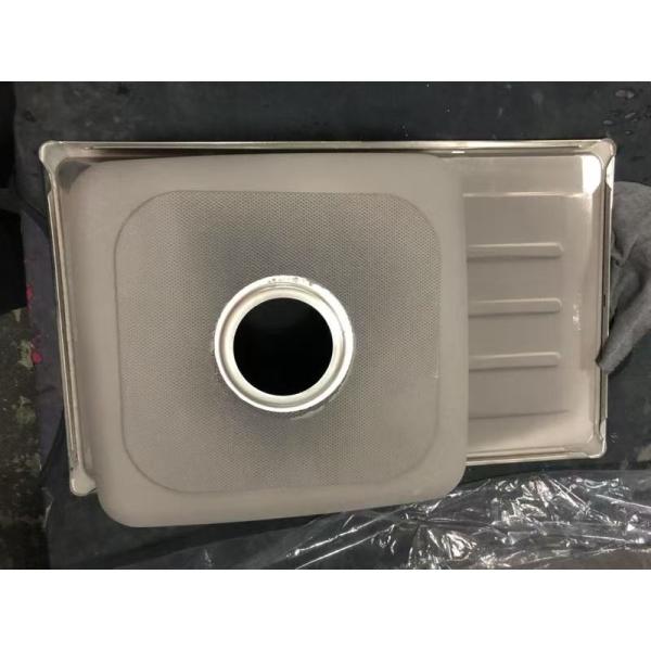 Kitchen Sink With Drainboard Square Drain Hole