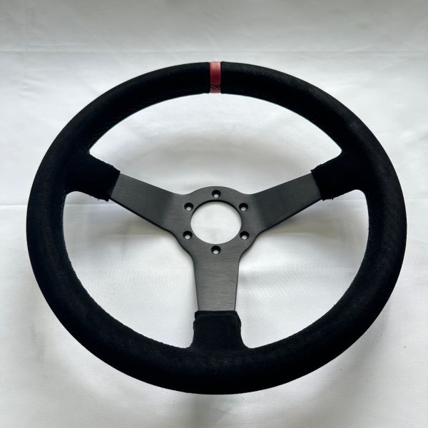 14 Inch 350MM Suede Racing Car Steering Motorsport Steering Wheel