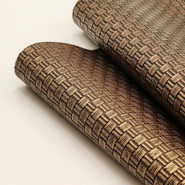 Багажный мешок Проекты из фальшивой кожи ПВХ трикотажный старинный латунь ткань