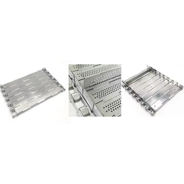 Equipo de secador Cinturón de placa de transporte de cinta para bandejas de huevo Velocidad ajustable