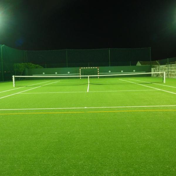 Easy Maintained Tennis Court Artificial Grass Carpet Rug Anti Aging Flooring