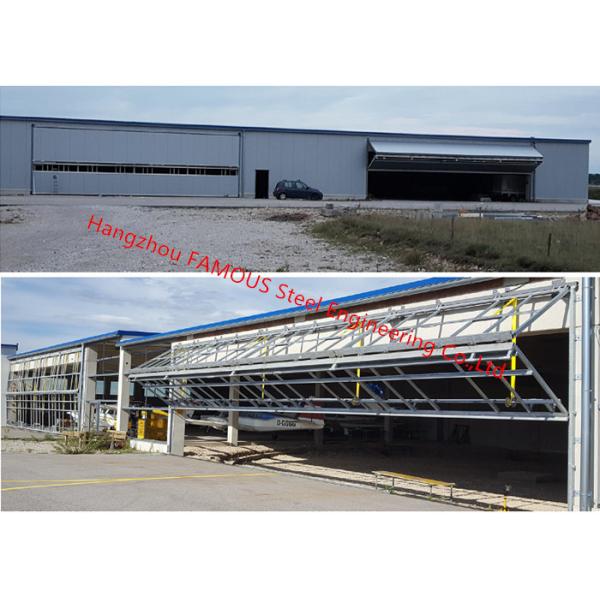 Система двери самолета вертикальной панели света решения двери ангара створки Би стальной одиночной гидравлическая