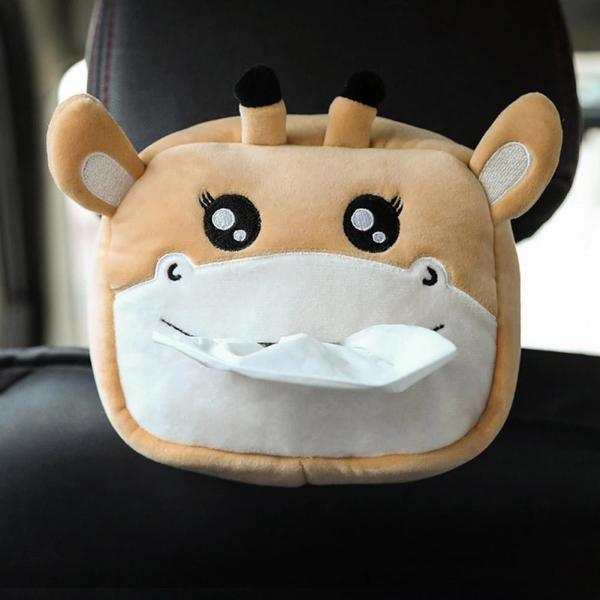 Wholesale Car Tissue Holder Creative Paper Napkin Case Soft Animals Tissue Box Napkin Holder Car Paper Boxes For Car Seat