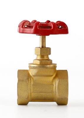 PN16 Threaded Brass Stop Valve Heat Resistant For Water Gas Oil