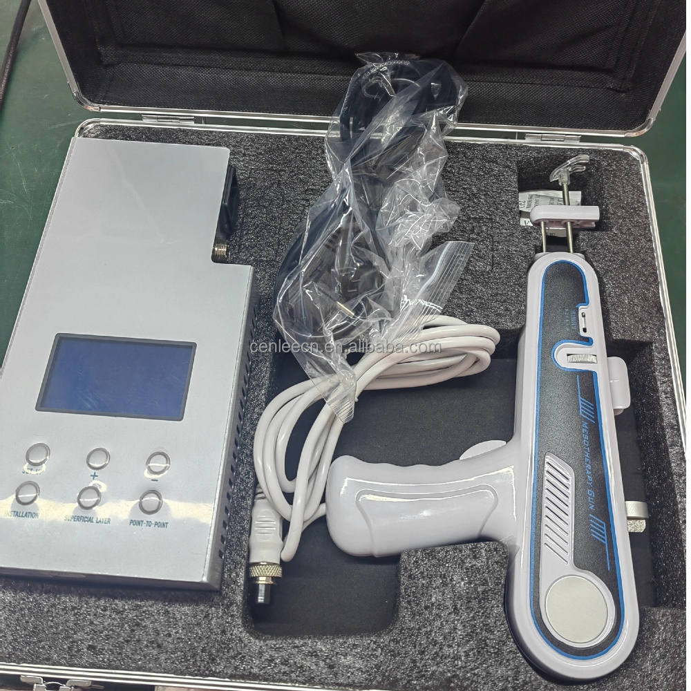 Professional Anti-Aging Portable Mesotherapy Gun RF Microneedling Technology for Face Neck Body Treatment-Accurate Strong Depth