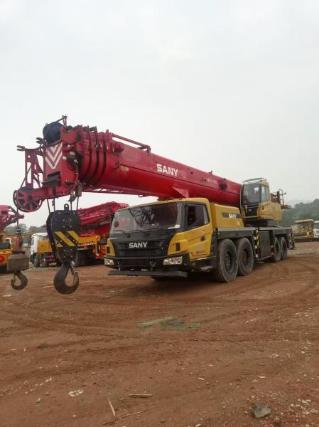 2018 SANY 80 tonnes de stock de grues mobiles utilisées pour la vente directe