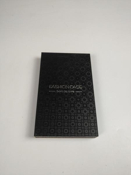 Modern Luxury Electronics Packaging Box Black Art Paper With Hot Stamp Foil Surface Finish