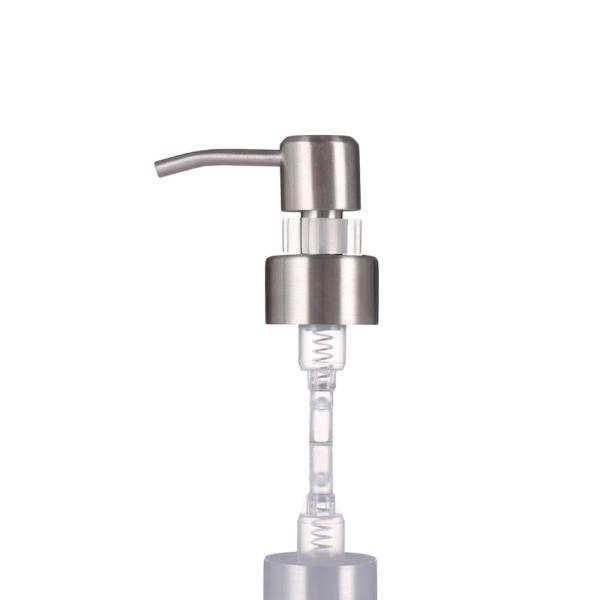 Shiny Sliver Aluminum 28/410 Lotion Pump for PP Bottles Durable and Stylish Design