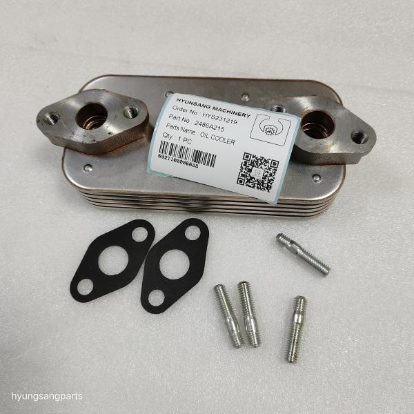 Hyunsang Excavator pièces refroidisseur d'huile 2486A215 vente à chaud