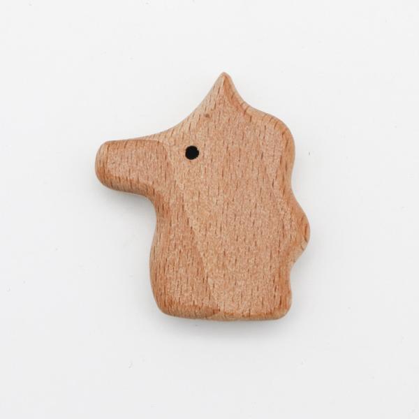 wooden Round Shaped  baby pacifier clips